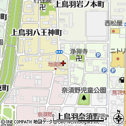 京都府京都市南区上鳥羽八王神町338周辺の地図