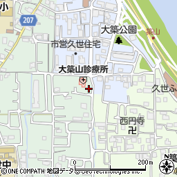 京都府京都市南区久世大藪町197周辺の地図