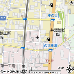 京都府京都市南区久世殿城町4周辺の地図