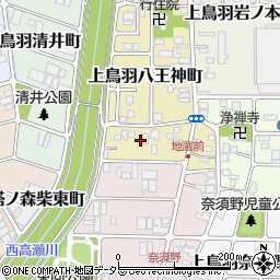 京都府京都市南区上鳥羽八王神町378周辺の地図