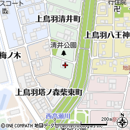 京都府京都市南区上鳥羽清井町277周辺の地図