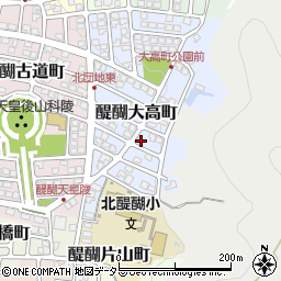 京都府京都市伏見区醍醐大高町13-6周辺の地図