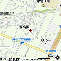 愛知県刈谷市小垣江町西高根182周辺の地図