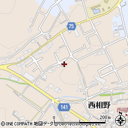 兵庫県三田市西相野598周辺の地図