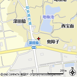 岡田変電所周辺の地図