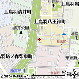 京都府京都市南区上鳥羽八王神町395周辺の地図