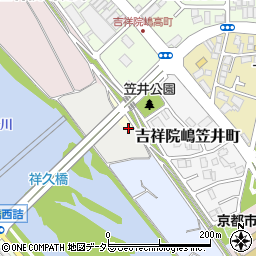 京都府京都市南区吉祥院嶋堂ノ裏周辺の地図