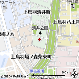 京都府京都市南区上鳥羽清井町276周辺の地図