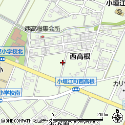 愛知県刈谷市小垣江町西高根141周辺の地図