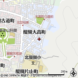 京都府京都市伏見区醍醐大高町13周辺の地図
