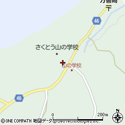 岡山県美作市万善47-1周辺の地図