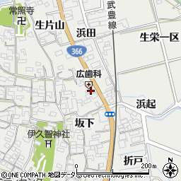 愛知県知多郡東浦町生路坂下8周辺の地図