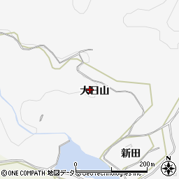愛知県岡崎市小呂町大日山周辺の地図