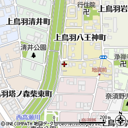 京都府京都市南区上鳥羽八王神町397周辺の地図