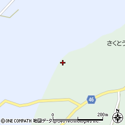 岡山県美作市万善74周辺の地図