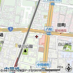 愛知県岡崎市中岡崎町1-12周辺の地図