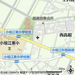 愛知県刈谷市小垣江町西高根106周辺の地図