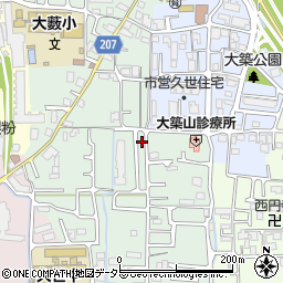 京都府京都市南区久世大藪町180周辺の地図