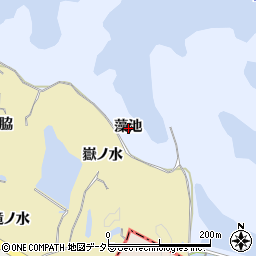 愛知県知多市佐布里藻池周辺の地図