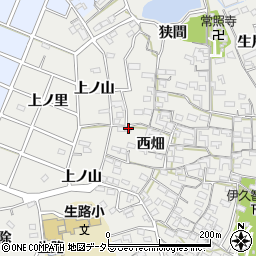 愛知県知多郡東浦町生路西畑32周辺の地図