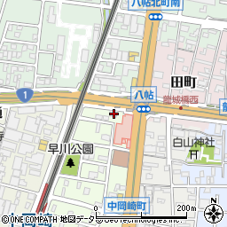 愛知県岡崎市中岡崎町1-24周辺の地図