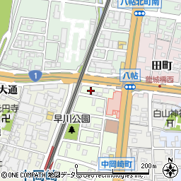 愛知県岡崎市中岡崎町1-20周辺の地図