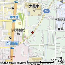 京都府京都市南区久世大藪町101周辺の地図