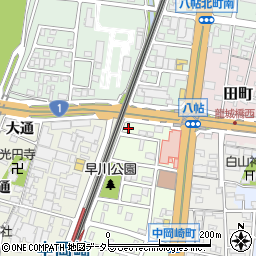 桝八川魚商店周辺の地図