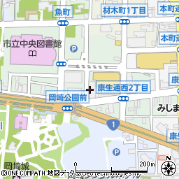 三井住友信託銀行岡崎支店 ＡＴＭ周辺の地図