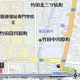 京都府京都市伏見区竹田北三ツ杭町63周辺の地図