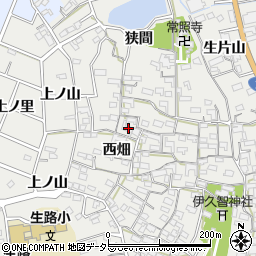 愛知県知多郡東浦町生路西畑48周辺の地図