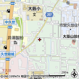京都府京都市南区久世大藪町155周辺の地図