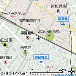ＭＡＹパーク安城駅東駐車場周辺の地図