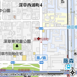 ＪＡ京都市伏見周辺の地図