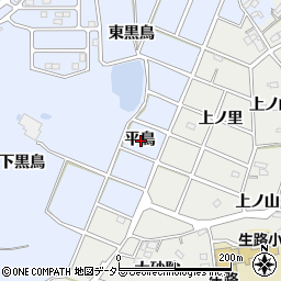 愛知県知多郡東浦町石浜平鳥周辺の地図