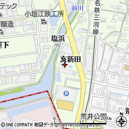 小垣江ポンプ場周辺の地図
