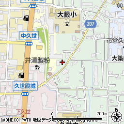 京都府京都市南区久世大藪町100周辺の地図