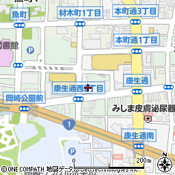 野村證券株式会社　岡崎支店周辺の地図