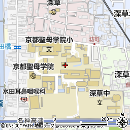 京都府京都市伏見区深草田谷町周辺の地図