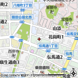 笹葵周辺の地図