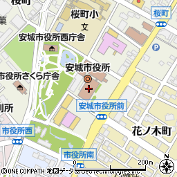 碧海信用金庫本店営業部安城市役所出張所周辺の地図