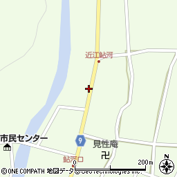 滋賀県甲賀市土山町鮎河1182周辺の地図