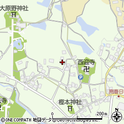 京都府京都市西京区大原野南春日町779周辺の地図