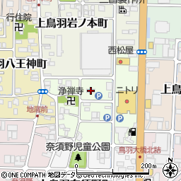 京都府京都市南区上鳥羽南岩ノ本町27周辺の地図