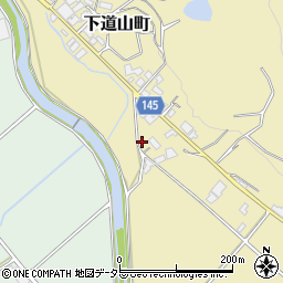 兵庫県加西市下道山町142周辺の地図