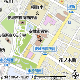 愛知県安城市の地図 住所一覧検索 地図マピオン