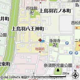 京都府京都市南区上鳥羽八王神町286周辺の地図