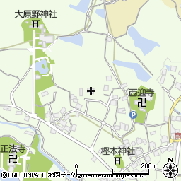 京都府京都市西京区大原野南春日町755周辺の地図