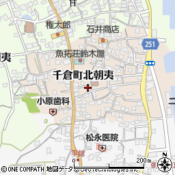 千葉県南房総市千倉町北朝夷2868周辺の地図