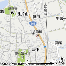 愛知県知多郡東浦町生路坂下4周辺の地図